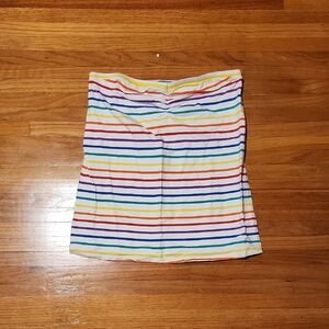 Torrid Multicolor Striped Mini Skirt